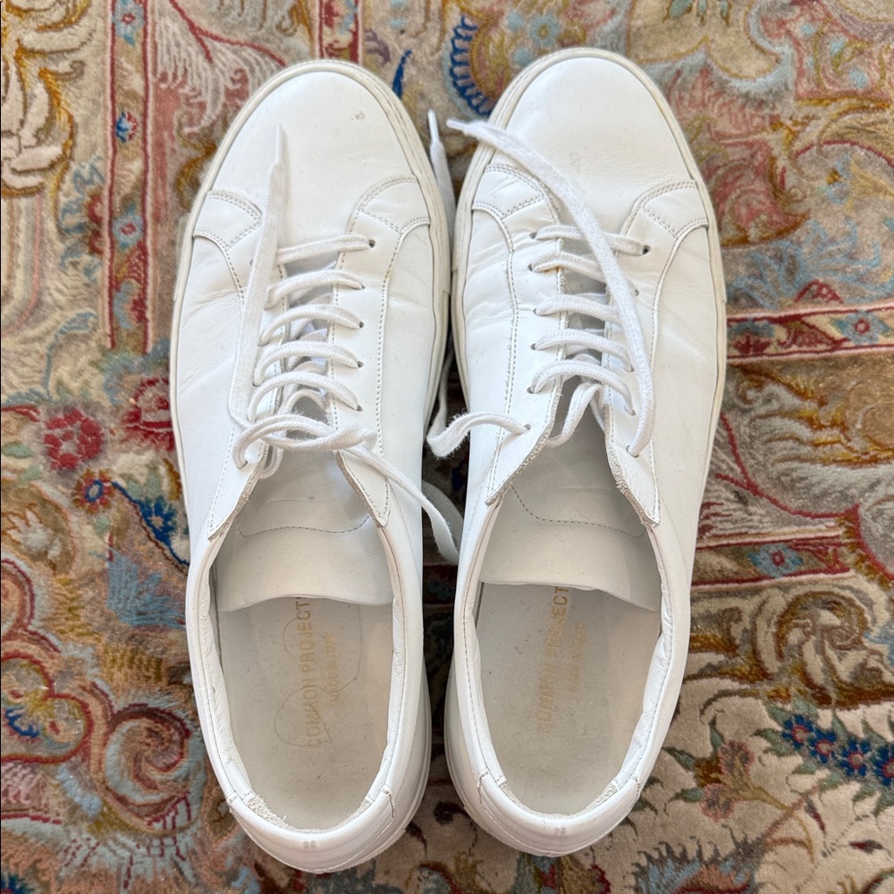 White Leather Men's Sneakers